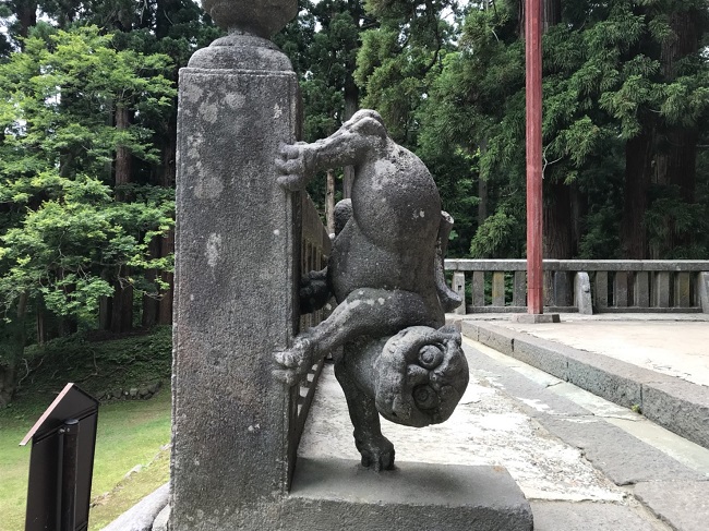 岩木山神社　狛犬